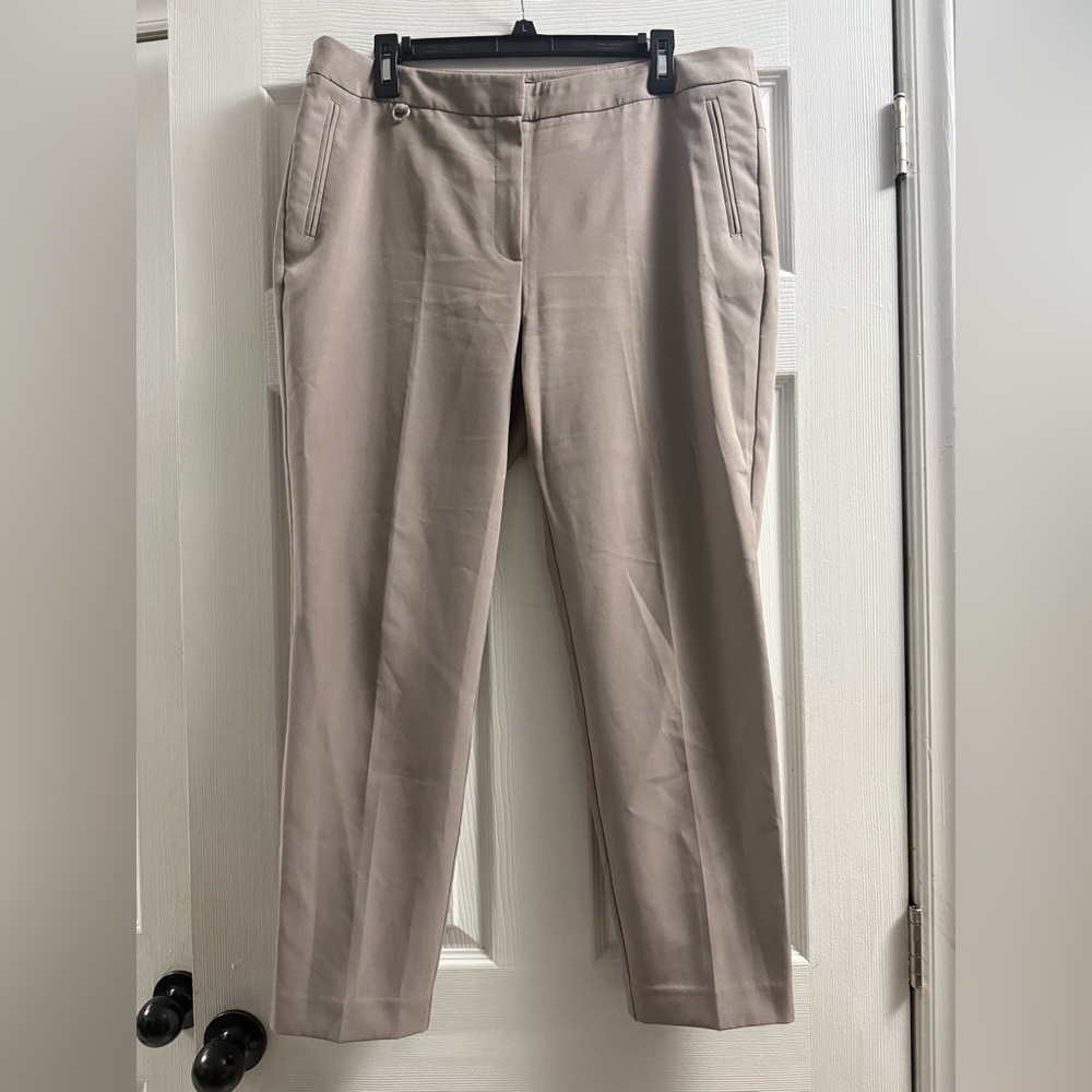 Adrianna Papell Tan Trousers Size 14